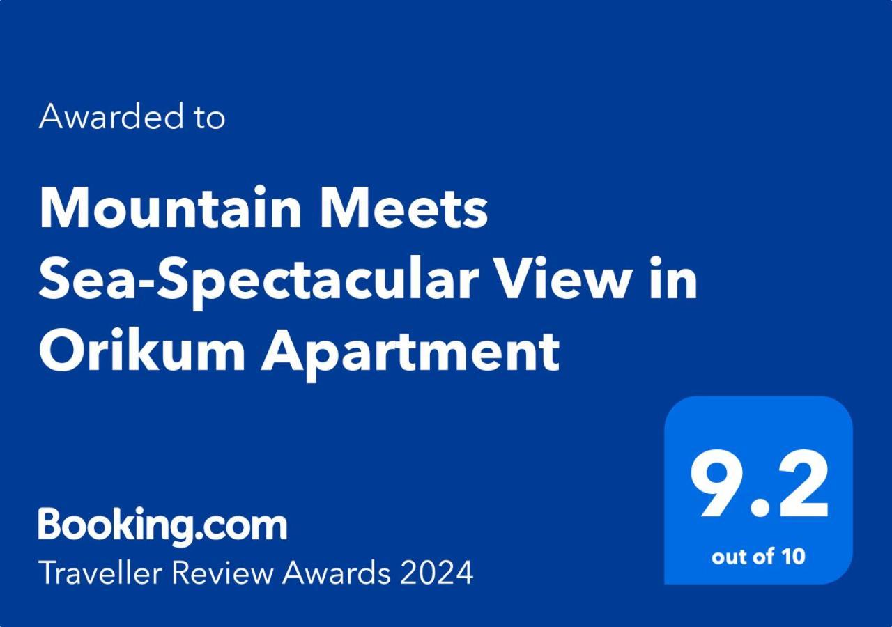 Mountain Meets Sea-Spectacular View In Orikum Apartment Ngoại thất bức ảnh